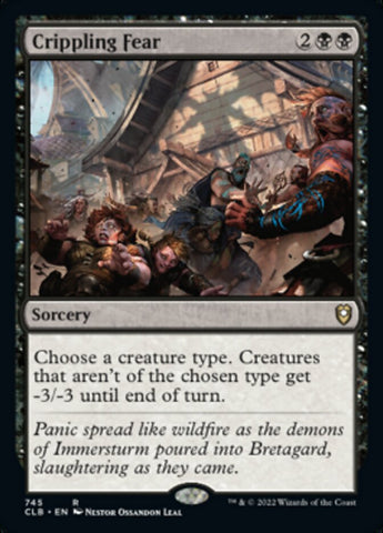 Crippling Fear [Commander Legends: Battle for Baldur's Gate] - The Mythic Store | 24h Order Processing