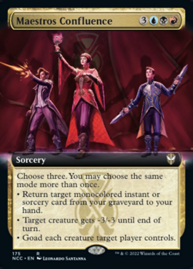 Maestros Confluence (Extended Art) [Streets of New Capenna Commander] - The Mythic Store | 24h Order Processing