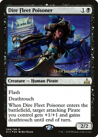 Dire Fleet Poisoner [Rivals of Ixalan Prerelease Promos] - The Mythic Store | 24h Order Processing