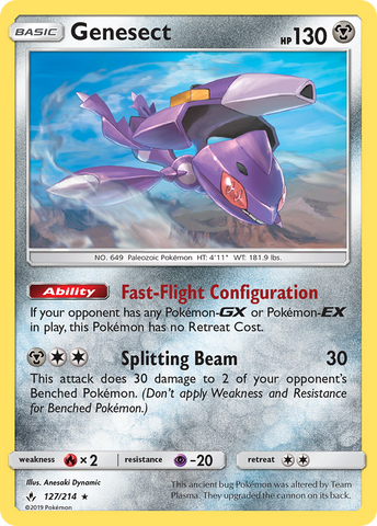 Genesect (127/214) [Sun & Moon: Unbroken Bonds] - The Mythic Store | 24h Order Processing