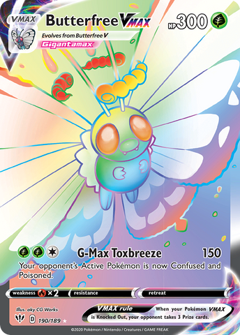 Butterfree VMAX (190/189) [Sword & Shield: Darkness Ablaze] - The Mythic Store | 24h Order Processing