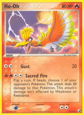 Ho Oh (27/115) (Theme Deck Exclusive) [EX: Unseen Forces] - The Mythic Store | 24h Order Processing