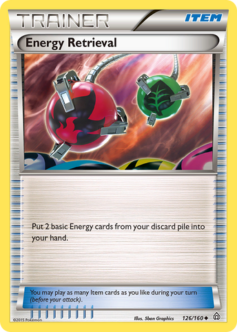 Energy Retrieval (126/160) [XY: Primal Clash] - The Mythic Store | 24h Order Processing