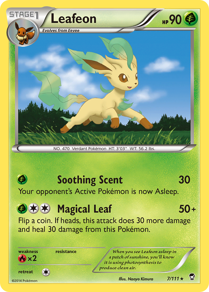 Leafeon (7/111) [XY: Furious Fists] - The Mythic Store | 24h Order Processing