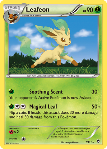 Leafeon (7/111) [XY: Furious Fists] - The Mythic Store | 24h Order Processing