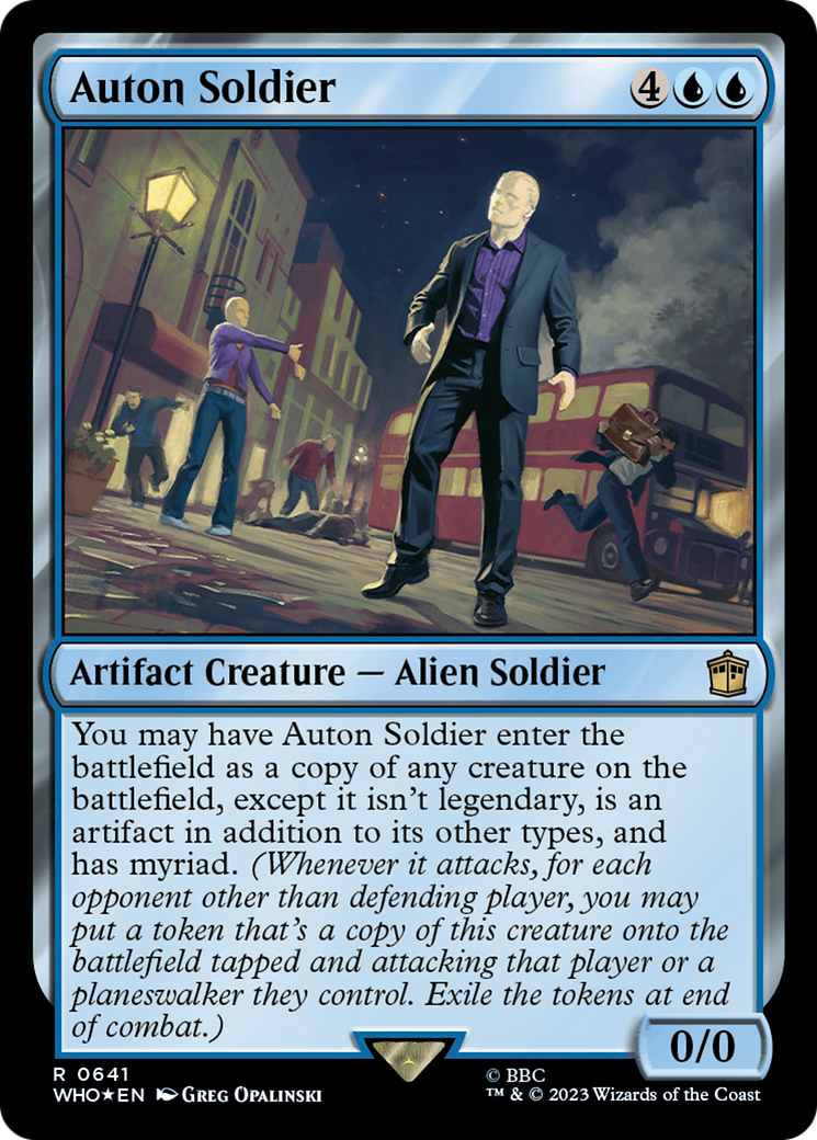 Auton Soldier (Surge Foil) [Doctor Who] - The Mythic Store | 24h Order Processing