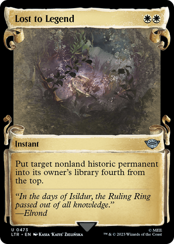Lost to Legend [The Lord of the Rings: Tales of Middle-Earth Showcase Scrolls] - The Mythic Store | 24h Order Processing