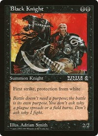 Black Knight (Oversized) [Oversize Cards] - The Mythic Store | 24h Order Processing