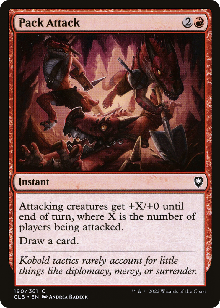 Pack Attack [Commander Legends: Battle for Baldur's Gate] - The Mythic Store | 24h Order Processing