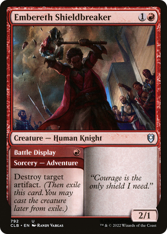 Embereth Shieldbreaker // Battle Display [Commander Legends: Battle for Baldur's Gate] - The Mythic Store | 24h Order Processing