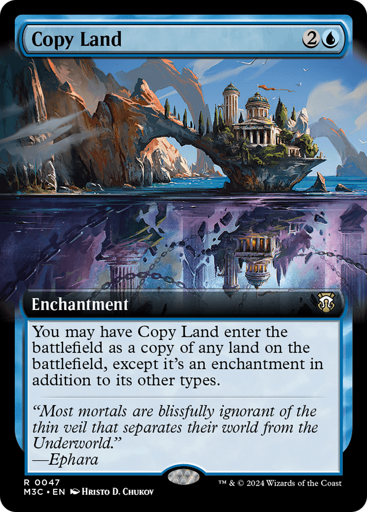 Copy Land (Extended Art) [Modern Horizons 3 Commander] - The Mythic Store | 24h Order Processing