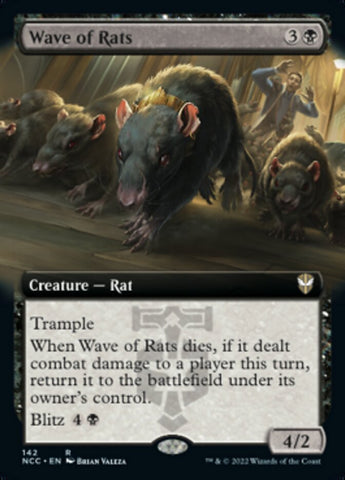 Wave of Rats (Extended Art) [Streets of New Capenna Commander] - The Mythic Store | 24h Order Processing