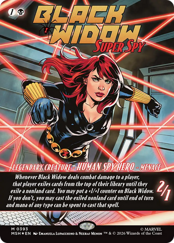 Black Widow, Super Spy (Borderless) (0393) [Marvel Super Heroes] - The Mythic Store | 24h Order Processing