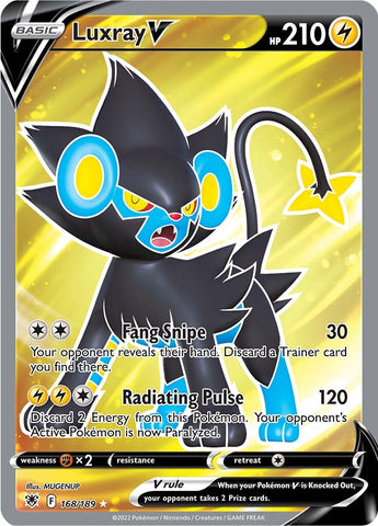 Luxray V (168/189) [Sword & Shield: Astral Radiance] - The Mythic Store | 24h Order Processing