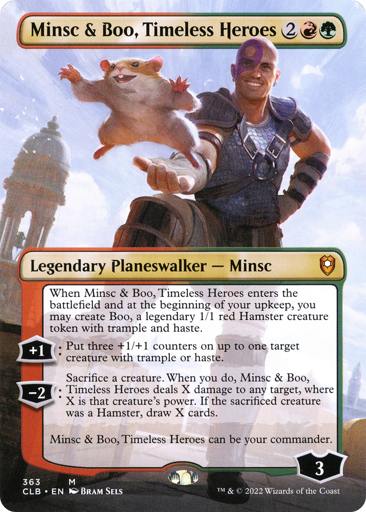 Minsc & Boo, Timeless Heroes (Borderless) [Commander Legends: Battle for Baldur's Gate] - The Mythic Store | 24h Order Processing