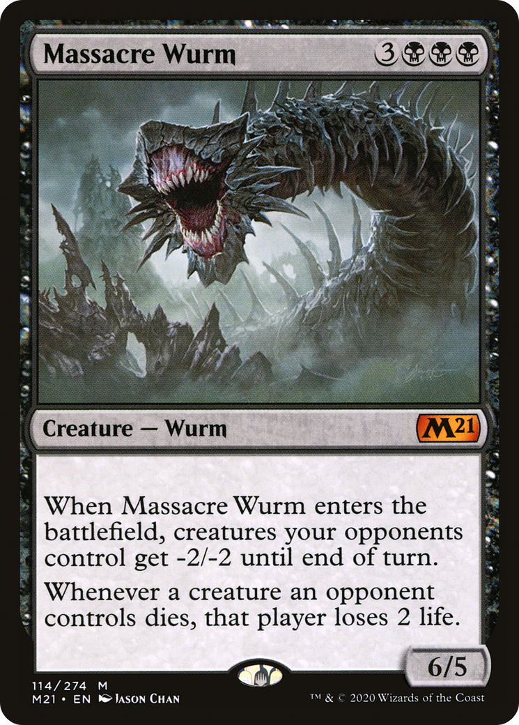 Massacre Wurm [Core Set 2021] - The Mythic Store | 24h Order Processing