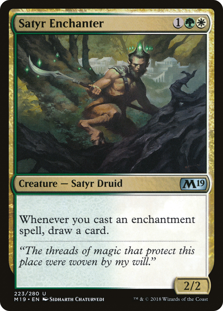 Satyr Enchanter [Core Set 2019] - The Mythic Store | 24h Order Processing
