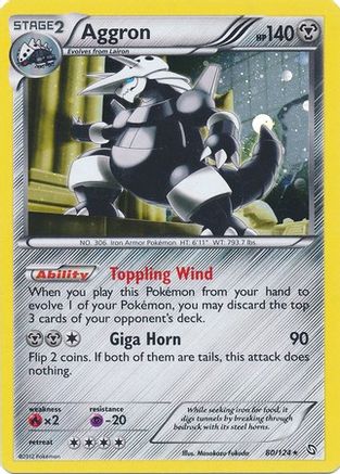 Aggron (80/124) (Cosmos Holo) [Black & White: Dragons Exalted] - The Mythic Store | 24h Order Processing