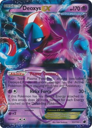 Deoxys EX (53/116) (Jumbo Card) [Black & White: Plasma Freeze] - The Mythic Store | 24h Order Processing