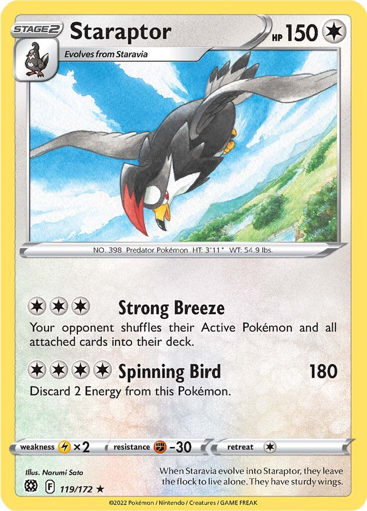Staraptor (119/172) [Sword & Shield: Brilliant Stars] - The Mythic Store | 24h Order Processing