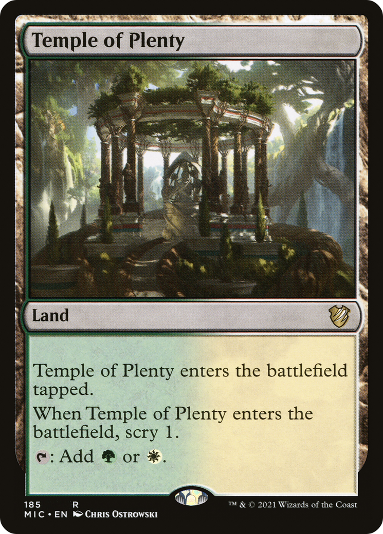 Temple of Plenty [Innistrad: Midnight Hunt Commander] - The Mythic Store | 24h Order Processing