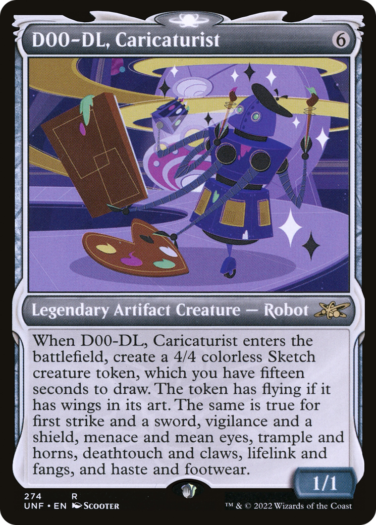 D00-DL, Caricaturist (Showcase) [Unfinity] - The Mythic Store | 24h Order Processing