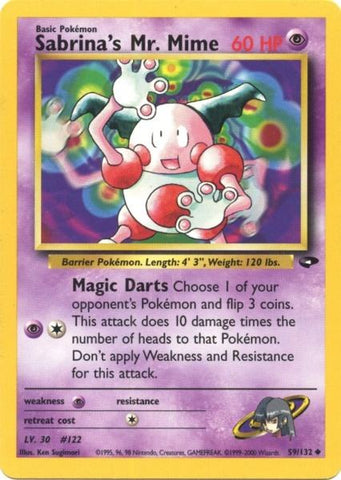 Sabrina's Mr. Mime (59/132) [Gym Challenge Unlimited] - The Mythic Store | 24h Order Processing