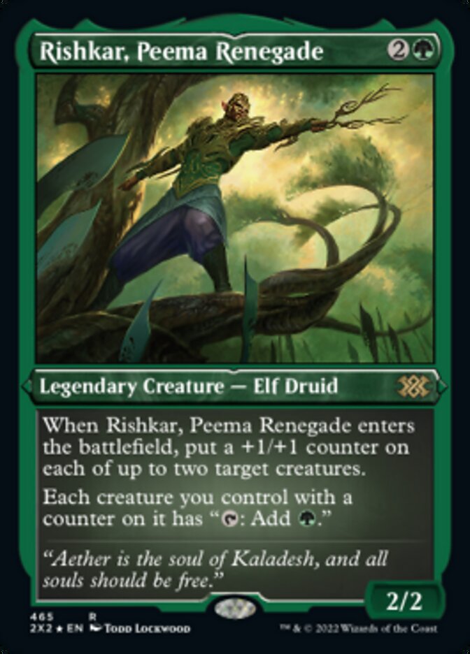 Rishkar, Peema Renegade (Foil Etched) [Double Masters 2022] - The Mythic Store | 24h Order Processing