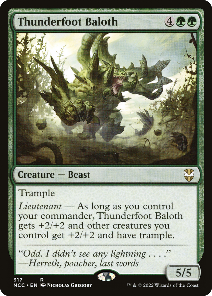 Thunderfoot Baloth [Streets of New Capenna Commander] - The Mythic Store | 24h Order Processing