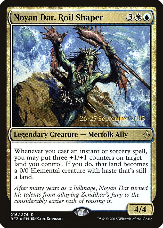 Noyan Dar, Roil Shaper [Battle for Zendikar Prerelease Promos] - The Mythic Store | 24h Order Processing