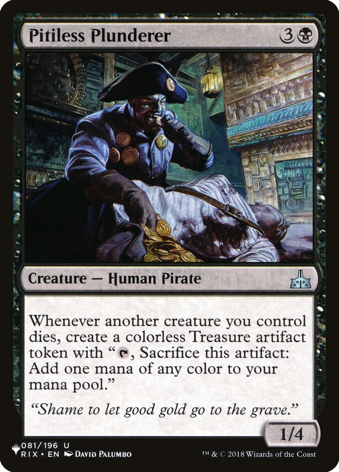 Pitiless Plunderer [The List] - The Mythic Store | 24h Order Processing