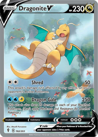 Dragonite V (192/203) [Sword & Shield: Evolving Skies] - The Mythic Store | 24h Order Processing
