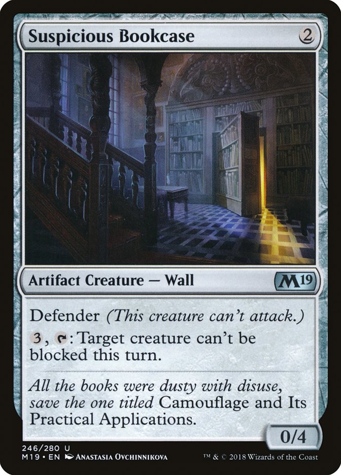 Suspicious Bookcase [Core Set 2019] - The Mythic Store | 24h Order Processing
