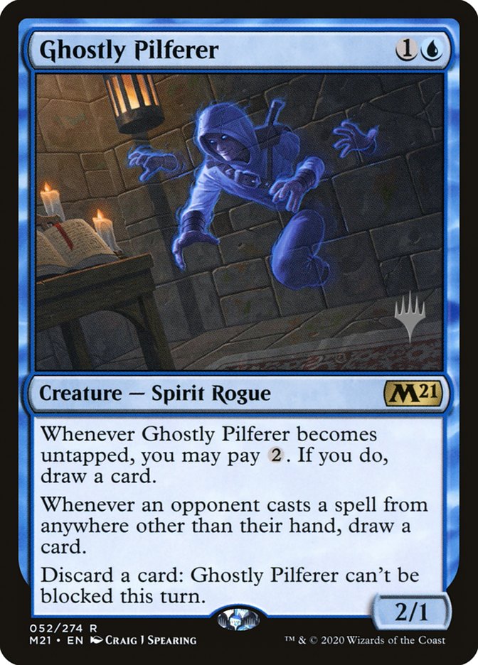 Ghostly Pilferer (Promo Pack) [Core Set 2021 Promos] - The Mythic Store | 24h Order Processing