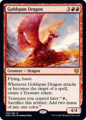 Goldspan Dragon (Promo Pack) [Kaldheim Promos] - The Mythic Store | 24h Order Processing