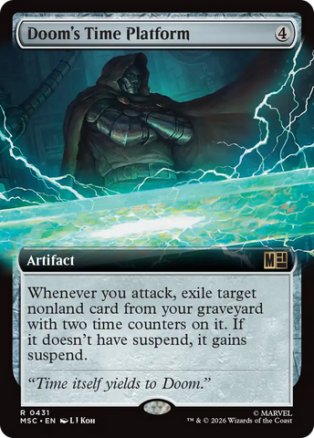 Doom's Time Platform (Extended Art) [Marvel Super Heroes Commander] - The Mythic Store | 24h Order Processing