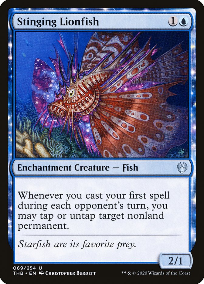 Stinging Lionfish [Theros Beyond Death] - The Mythic Store | 24h Order Processing