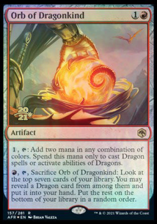 Orb of Dragonkind [Dungeons & Dragons: Adventures in the Forgotten Realms Prerelease Promos] - The Mythic Store | 24h Order Processing