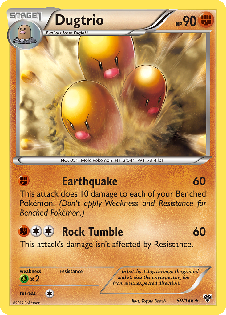 Dugtrio (59/146) [XY: Base Set] - The Mythic Store | 24h Order Processing