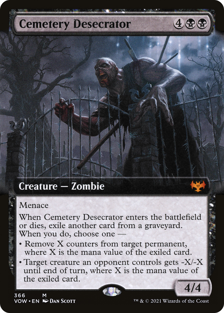 Cemetery Desecrator (Extended Art) [Innistrad: Crimson Vow] - The Mythic Store | 24h Order Processing