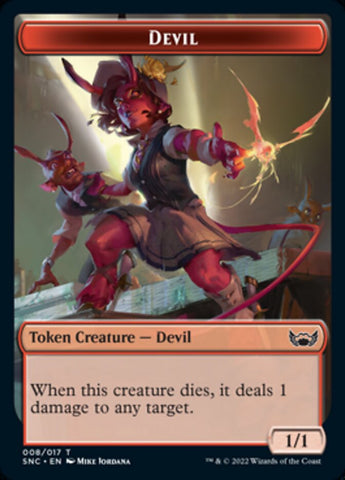 Devil // Dog Double-Sided Token [Streets of New Capenna Tokens] - The Mythic Store | 24h Order Processing
