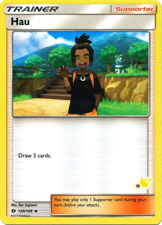 Hau (120/149) (Pikachu Stamp #13) [Battle Academy 2020] - The Mythic Store | 24h Order Processing