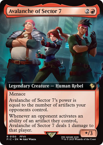 Avalanche of Sector 7 (Extended Art) [FINAL FANTASY Commander] - The Mythic Store | 24h Order Processing