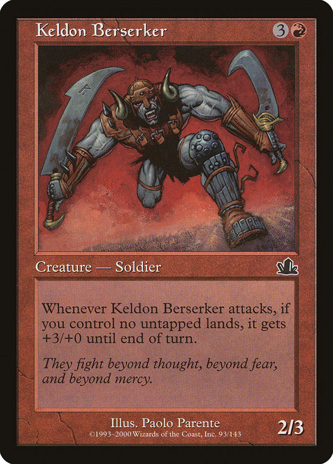 Keldon Berserker [Prophecy] - The Mythic Store | 24h Order Processing