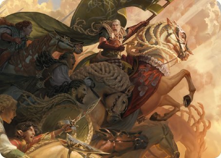 Marshal's Anthem Art Card [The Lord of the Rings: Tales of Middle-earth Art Series] - The Mythic Store | 24h Order Processing