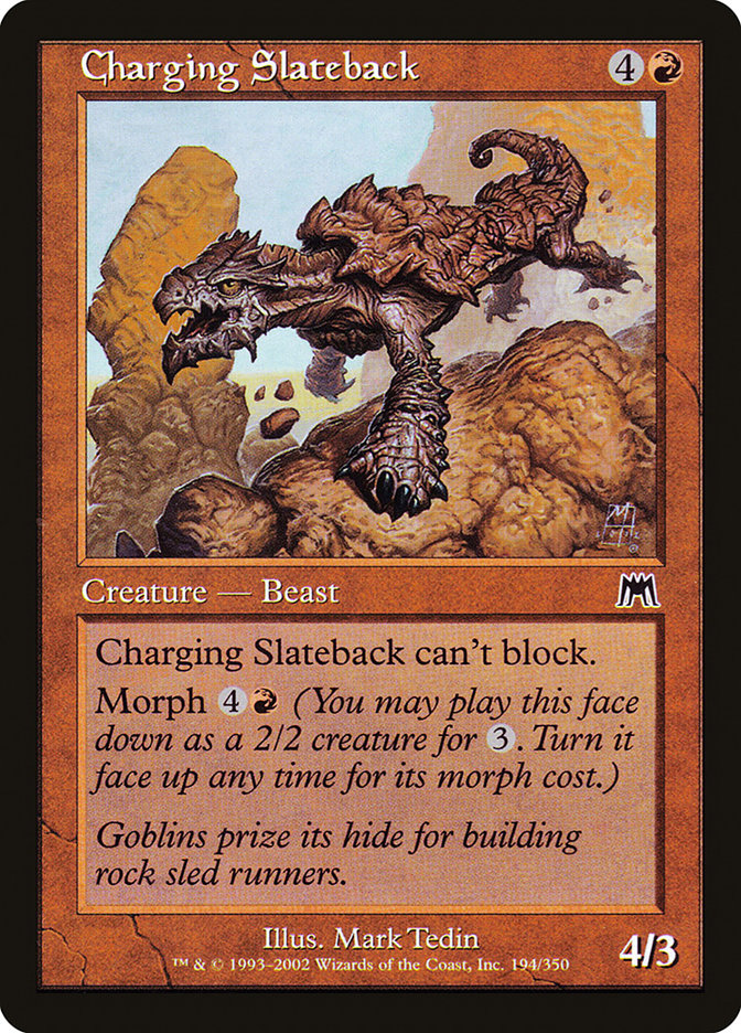 Charging Slateback [Onslaught] - The Mythic Store | 24h Order Processing