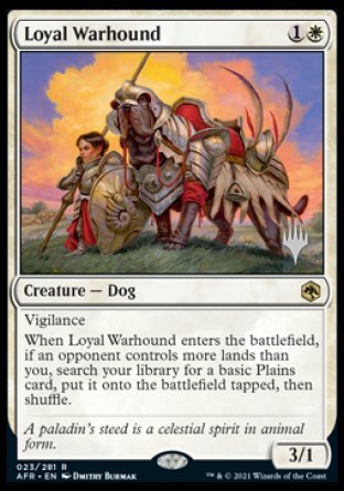 Loyal Warhound (Promo Pack) [Dungeons & Dragons: Adventures in the Forgotten Realms Promos] - The Mythic Store | 24h Order Processing