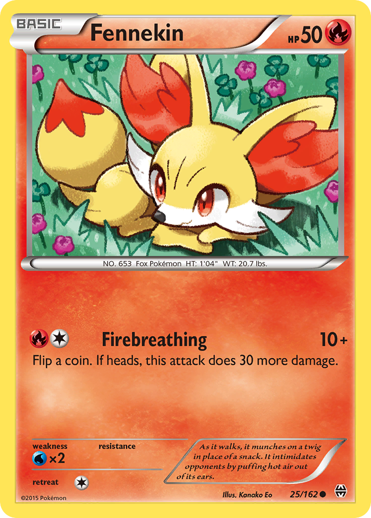 Fennekin (25/162) [XY: BREAKthrough] - The Mythic Store | 24h Order Processing