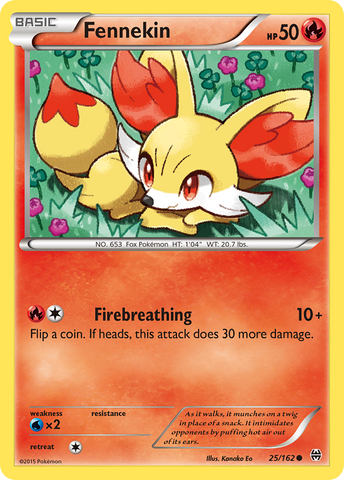 Fennekin (25/162) [XY: BREAKthrough] - The Mythic Store | 24h Order Processing