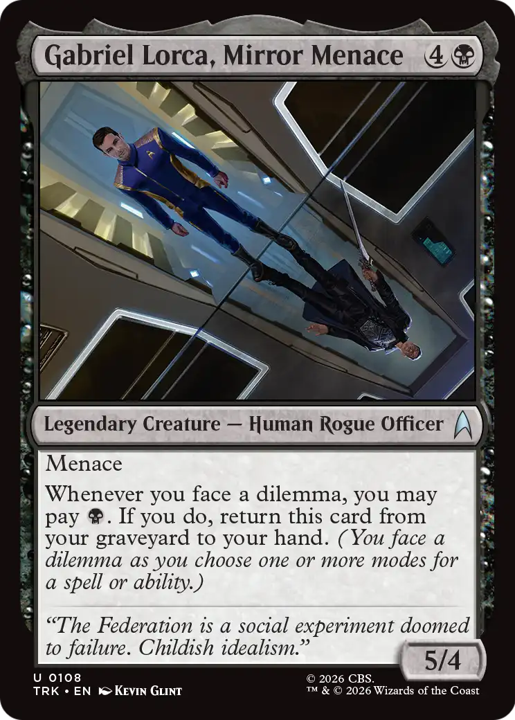 Gabriel Lorca, Mirror Menace [Star Trek] - The Mythic Store | 24h Order Processing